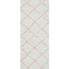 Saffron 22 Pink Runner by Rug Culture - 300X80CM - RUNNER