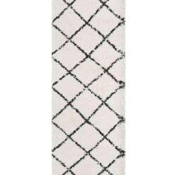 Saffron 22 White Runner by Rug Culture - 200X80CM - RUNNER