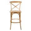 Salhouse Birch Timber Cross Back Counter Stool, Oak