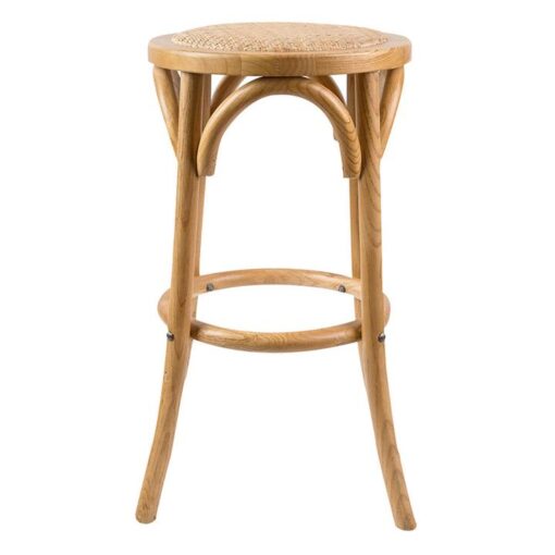 Salhouse Birch Timber Round Counter Stool, Oak