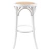 Salhouse Birch Timber Round Counter Stool, White