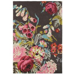 Sanderson Stapleton Park Hand Tufted Designer Wool Rug, 280x200cm, Rosewood