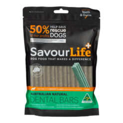 Savourlife Australian Natural Dental Bars Treats For Dogs Medium To Large 5 Pack