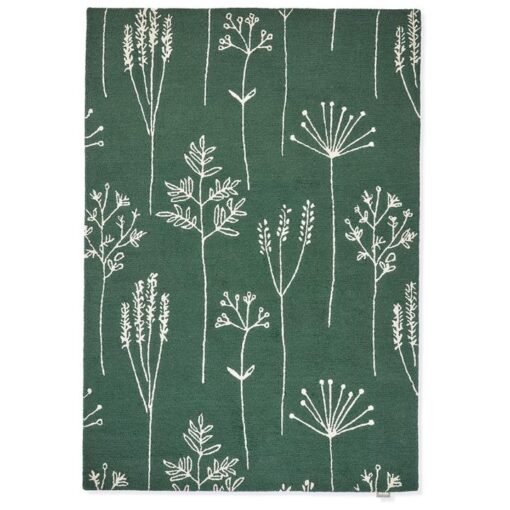 Scion Stipa Hand Tufted Designer Wool Rug, 230x160cm, Forest
