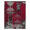 Seattle Dallas Modern Rug, 200x290cm, Red