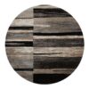 Seattle Nouvel Modern Round Rug, 160cm, Brown