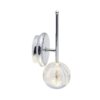 Segovia Glass & Metal LED Wall Light, Chrome