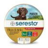 Seresto Flea And Tick Collar For Dogs Over 8 Kg (Red) 1 Piece