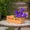 Set of 2 Seven Head Artificial Roses - Purple