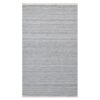 Shadow Handwoven Indoor / Outdoor Dhurrie Rug, 80x150cm, Silver