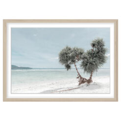 "Shady Beach II" Framed Canvas Wall Art Print, 103cm