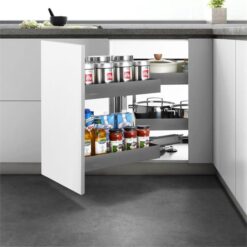 Shearer Magic Corner Pull Out Kitchen Storage - Fits 900mm Blind Corner - Select Frame Opening