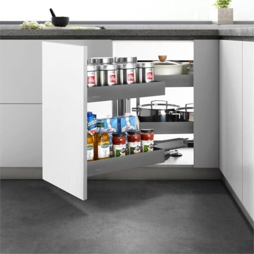 Shearer Magic Corner Pull Out Kitchen Storage - Fits 900mm Blind Corner - Select Frame Opening
