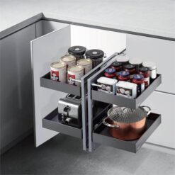 Shearer Show Hand Magic Corner II Pull Out Kitchen Storage - Fits 900mm Blind Corner