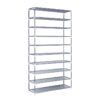 Shoe Rack Cabinet Stackable 10-Tier Grey