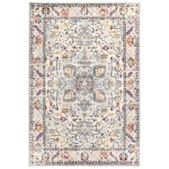 Sicily Carleone Transitional Rug, 330x240cm, Cream / Light Grey