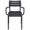 Siesta Helen Commercial Grade Indoor / Outdoor Dining Armchair, Black