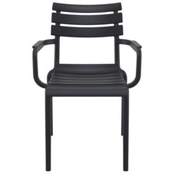 Siesta Helen Commercial Grade Indoor / Outdoor Dining Armchair, Black