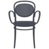 Siesta Marcel Indoor / Outdoor Dining Armchair, Anthracite
