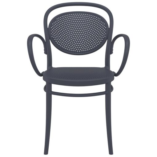 Siesta Marcel Indoor / Outdoor Dining Armchair, Anthracite