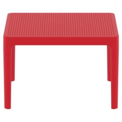Siesta Sky Commercial Grade Indoor / Outdoor Side Table, Red