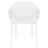 Siesta Sky Pro Commercial Grade Indoor / Outdoor Dining Chair, White