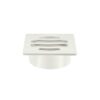 Square Brass Shower Centre Waste - 50mm Outlet - PVD Brushed Nickel