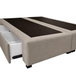 Stacey custom drawer upholstered bed base