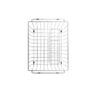 Stainless Steel Dish Drain Basket - Kitchen Sink Accessory - 440mm - Brushed Nickel