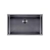 Stainless Steel Kitchen and Laundry Sink - 762mm Single Bowl DEEP - Gunmetal Grey - Top/Under Mount