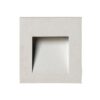 Stan IP65 Exterior Recessed LED Step Light, 240V, 3000K, White