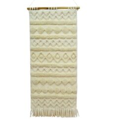 Strasbourge Handwoven Wool Macrame Wall Hanging
