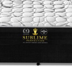 Sublime perfection mk-06 pocket spring firm mattress + ensemble base