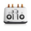 Sunbeam Alinea Select 4 Slice Bread Select Toaster - White Sky