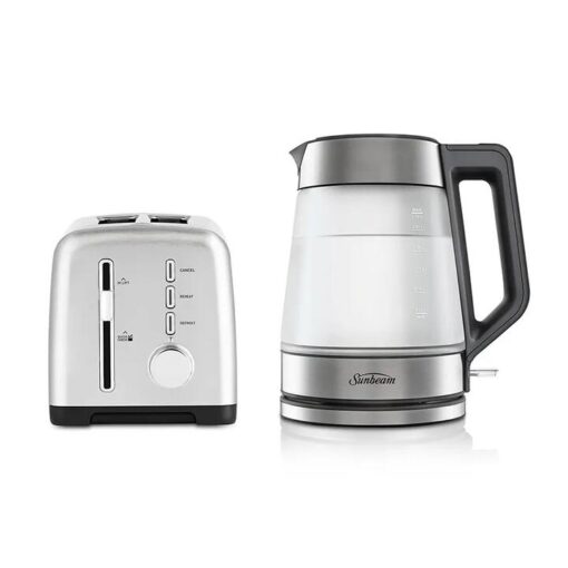 Sunbeam Stainless Steel TAM1002SS Toaster & KE6200 Kettle Bundle