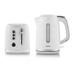 Sunbeam White TAP1002WH Toaster & KEP1007WH Kettle Bundle