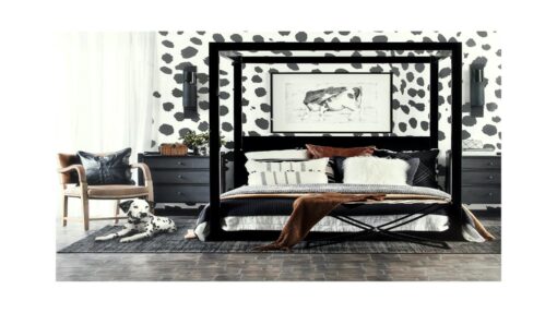 Sunny four poster custom timber frame