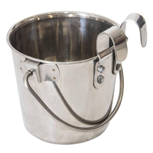 Superior Pet - Stainless Steel Flat Sided Bucket 946 Ml