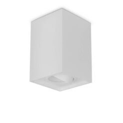Surface Mounted Downlight - GU10 - Gimbal Square - Matte White