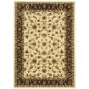 Sydney Classic Turkish Made Oriental Rug, 330x240cm, Ivory / Black