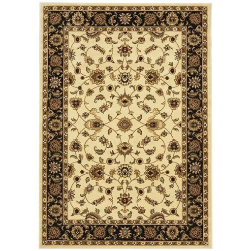 Sydney Classic Turkish Made Oriental Rug, 330x240cm, Ivory / Black