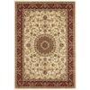 Sydney Medallion Turkish Made Oriental Rug, 230x160cm, Ivory / Red