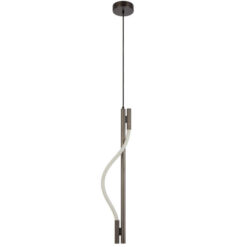 Taft Iron & Fabric LED Pendant Light