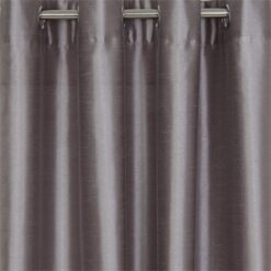 Taj Uncoated Faux Silk Eyelet Curtain 138x220cm