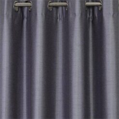 Taj Uncoated Faux Silk Eyelet Curtain 138x220cm