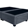 Taylor custom upholstery ensemble bed base with drawers