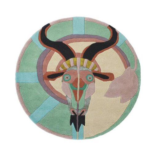 Ted Baker Zodiac Capricorn Hand Tufted Designer Round Wool Rug, 200cm