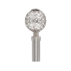 Teneriffe Curtain Rod Decorative Finials