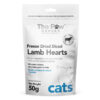 The Paw Grocer Freeze Dried Diced Lamb Hearts Cat Treats 50 Gm