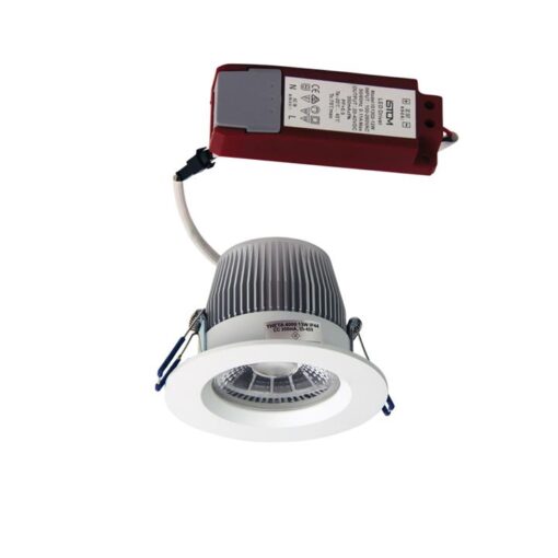 Theta IP44 Indoor / Outdoor LED Downlight, 4000K, White (UA4704WH)